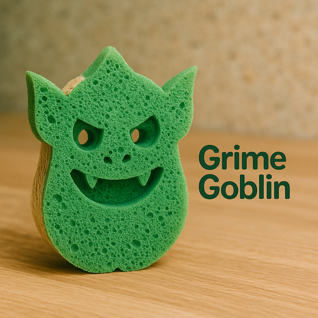 Grime Goblin™ Dual-Sided Eco Sponge