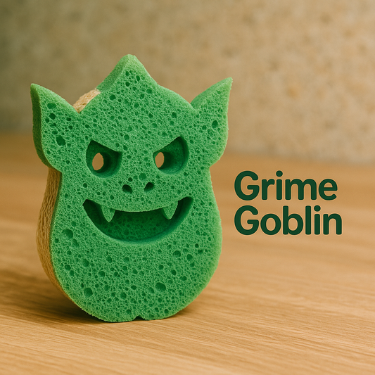 Grime Goblin™ Dual-Sided Eco Sponge